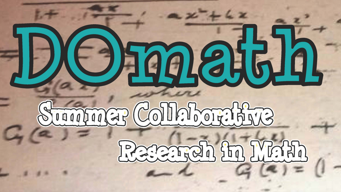 Do math Summer Collaborative Research in Math