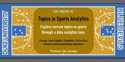 Topics in Sports Analytics flyer