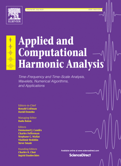 Applied and Computational Harmonic Analysis cover