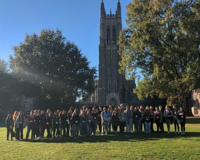 GROW 2022 participants in front of Duke Chapel
