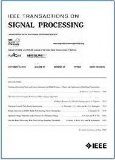 Cover:IEEE Transactions on Signal Processing