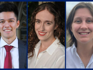 Three Students Honored as Faculty Scholars 