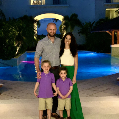 Sullivan with family